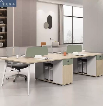 Staff Office Desk and Chair Combination Simple Modern Office 2/4/6 Person Computer Desk Screen Partition Fashion Booth