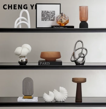 Chengyi Modern Art Ornaments Living Room Light Luxury TV Cabinet Niche Decorations Premium Niche Combination Set