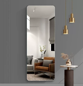 Light Luxury Frameless Full-Length Mirror No-Drilling Wall-Mounted Bedroom Home Try-On Explosion-Proof Mirror Self-Adhesive Wall Sticker