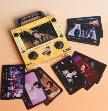 Cassette Music Refrigerator Magnet Liu Yuning NFC Induction Automatic Song Playback Radio Shape Magnetic Acrylic