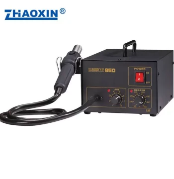 Zhaoxin 850 Hot Air Rework Station, Digital Display Adjustable Constant Temperature, BGA Repair with Air Pump Straight Airflow