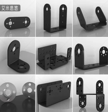 Amisiyou Single/Double Axis Servo Bracket for MG995/996R Gimbal, Smart Car, and Robotic Arm Accessories