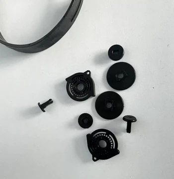 Flip-Top Rotating Visor Cap Accessories, Direct from Manufacturer, Wholesale, Quality Assured, Black Plastic Assembly Parts
