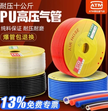 High-Pressure Resistant PU Air Hose for Pneumatic Compressor, 8*5 Air Pump, 6mm Transparent Tube, 4/10/12/16mm Air Duct