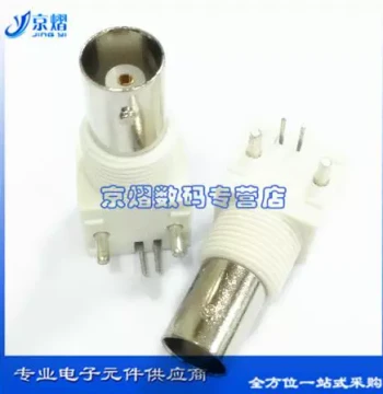 High-Quality BNC Female Jack, Q9 Horizontal Socket, Coaxial Cable Connector