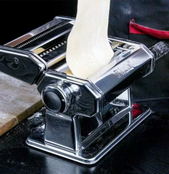 Solid Noodle Steel Machine: Home Stainless Steel Manual Noodle Press for Noodles and Dumpling Wrappers, YAE Hand-Crank Multi-Function