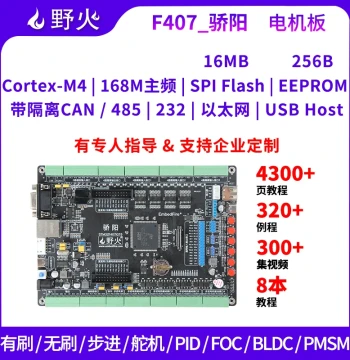 Development Board F407 with FOC and PID Multi-Loop Control