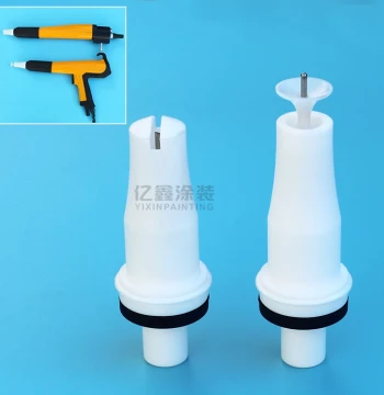 2023 New Electrostatic Powder Spray Gun Accessories, Round and Flat Gun Heads, Discharge Needles, Flat Nozzles