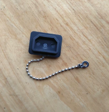 Power Socket IEC C13 Female Waterproof with Stainless Steel Chain