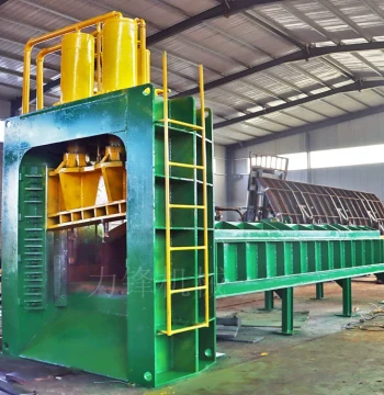 Scrap Iron and Steel Plate Gantry Shear, Waste Metal Shearing Machine, Hydraulic Push-Feed Gantry Shear