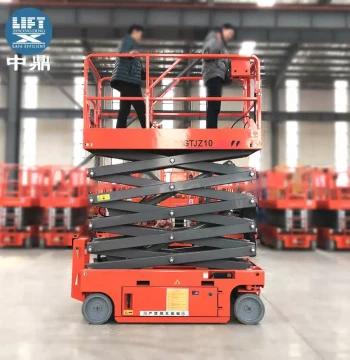 Fully Self-Propelled Aerial Construction Lift, Hydraulic Mobile Lifting Platform, Fully Electric Self-Propelled Elevator