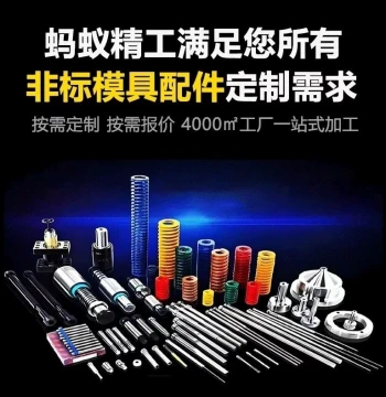 Mold Ejector Pin Full Hard Sleeve Flat Top Support Pin Insert Pin SKD-61 Punch Pin Lifter Pin Concave-Convex Non-Standard Spring