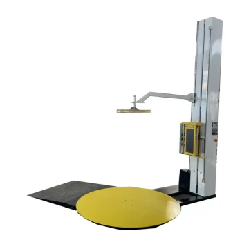 Pre-Stretch Pallet Wrapping Machine Pressurized Top Weighing Pallet Wrapper Packaging Machinery