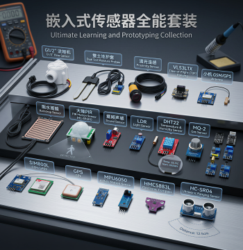 Common Sensor Accessories for ESP32, STM32, 51 Microcontroller, Arduino Development with Supporting Tutorials