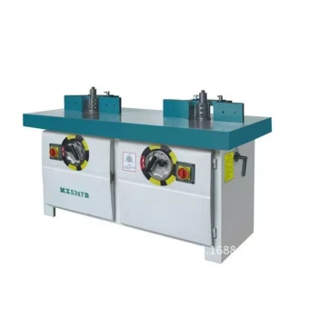 MX5317 Vertical Double-Axis Woodworking Milling Machine High-Speed Wood Trimming Machine Edge Milling Machine Double-Head Vertical Mill Copying Milling Machine