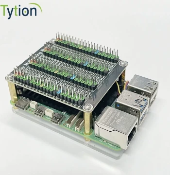 HAT Expansion Board for Raspberry Pi 5, 4B, 3B with Color-Silk GPIO Headers