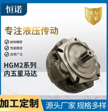 Internal Star Hydraulic Motor HGM2 Plunger Type for Marine Deck Machinery, Machine Tools, Plastic, and Geological Drilling Equipment