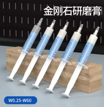 Nanshan Diamond Water-Based Polishing Paste 5g Syringe-Type Diamond Paste for High-Gloss Mirror Polishing, Rough to Fine Grinding