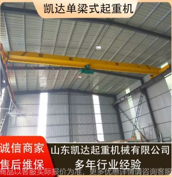 Custom Electric Single-Beam Crane Ton Electric Single-Beam Overhead Traveling Crane Workshop Use 5 Ton Single-Beam Bridge Crane