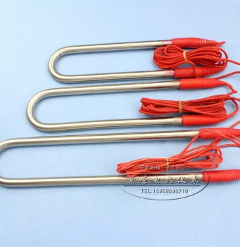 Bathtub Submersible Electric Heating Tube Stainless Steel Waterproof Heating Tube Heating Element Fully Enclosed Electric Heating Tube 1500W