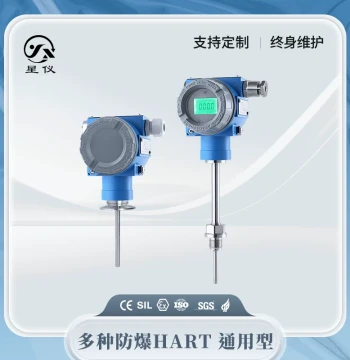 Xingyi CWDZ15C Temperature Transmitter - HART Intrinsically Safe Explosion-Proof PT100 RTD High-Temperature Sensor