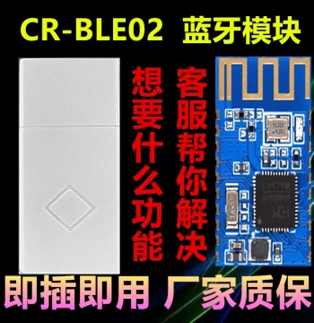 BLE 02 Custom MAC RAW Bluetooth Module Simulator, BLE Bluetooth Transmitter with Tutorial Software, Portable