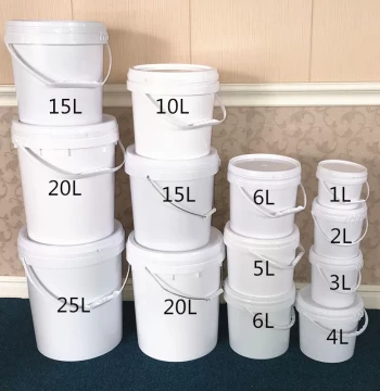 1-35L Household Handle Lid Wide Mouth Bucket Mature Glue Bucket Food Grade Plastic Bucket 10L with Lid