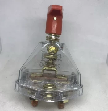 Transparent Heavy-Duty Switch Howo Steyr Large Truck Battery Power Switch Main Circuit Breaker Pure Copper Hand-Twisted Knife Switch
