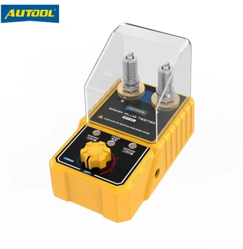 AUTOOL Motorcycle Car Spark Plug Tester 12V Dual-Hole High-Voltage Ignition Test Instrument