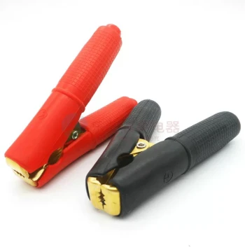 Fully Enclosed Battery Clamps 100A High Current Pure Copper Battery Charging Clips, Emergency Jump Start Cables, Thickened All-Copper