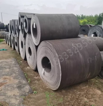 Used Nylon Conveyor Belt, Wear-Resistant Rubber Mat for Workshop Floor, Flat Steel Wire Belt, Sand and Gravel Plant Conveyor Belt, Mining Use