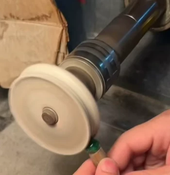 Cowhide Polishing Wheel Specialized for Jade, Bench Polishing Wheel for Jade Bracelet Inner Circle Mirror Grinding and Polishing