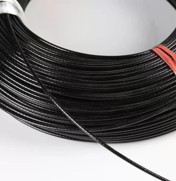 Factory Supply 304 Stainless Steel Deep-Sea Fishing Rope Black Plastic-Coated Soft Steel Wire Rope Rubber-Coated Stainless Steel Wire Rope