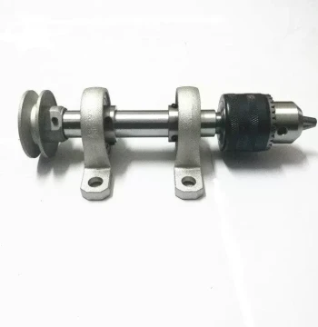 DIY Lathe Drilling Machine Non-Powered Spindle Pulley Set Precision Model B16 Collet Concentric No Wobble