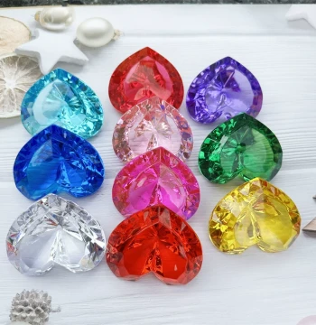 Crystal Excavation Toy with Large Gem Heart Ornament