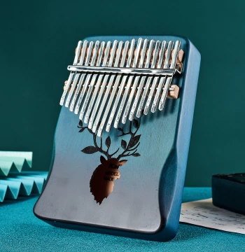 Kalimba Thumb Piano 17-Key Crystal Beginner Entry Kalimba Finger Piano 21-Key Thumb Piano