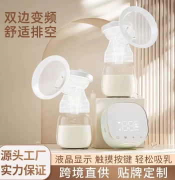 Electric Double-Side Breast Pump with LCD Touch Screen and Silent Operation