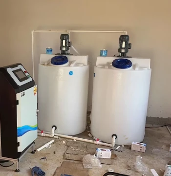 Ruihui PE Dosing Tank Mixing Barrel Thickened Scale Plastic Flat Bottom Bucket Sewage Treatment Acid Alkali Chemical Fertilizer Device