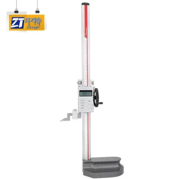 Dongguan Guanglu 0-300mm Stainless Steel Single-Column Electronic Height Gauge with Handwheel, Digital Display Height Rule