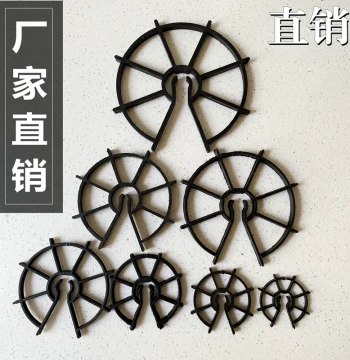 Plastic Spacer Blocks for Rebar Protection, Plum Blossom Rebar Clips, Column Protection Plastic Clamps, Rebar Cover Spacer Blocks