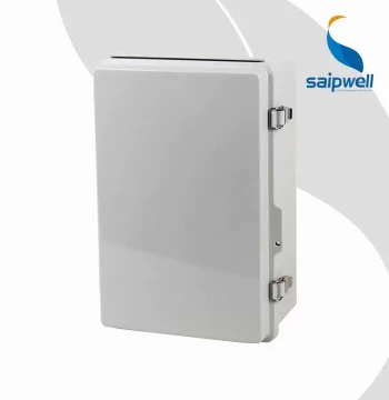 Photovoltaic Combiner Box Outer Casing, 304 Stainless Steel Latch PV Combiner Box, Waterproof Box with 4 Inputs and 1 Output for PV Systems