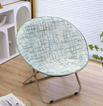 2025 Round Chair Cover Sam Moon Cushion Lazy Radar Single Sofa Seat Sun Stool Leisure