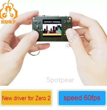 Raspberry Pi Zero W Game Console Kit with 1.54-inch LCD Display and Speaker