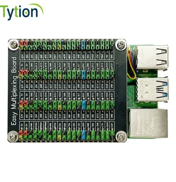 GPIO Expansion Board for Raspberry Pi 5 and 4B 1-to-4 Pin Header Multiplexer with Screws