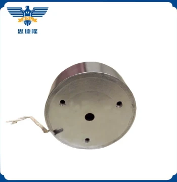24V [Workpiece Handling, Loading] [Power-on Demagnetization Power-off Self-holding] Suction Cup Electromagnet