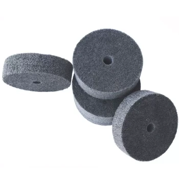 Heavy-Duty 3-Inch Fiber Polishing Wheel for Bench Grinder and Small Sanding Machine, Deburring and Edge Trimming