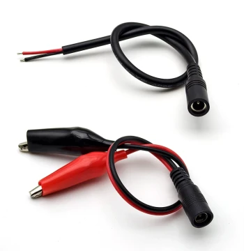 Alligator Clips, Female Socket Wire Connection