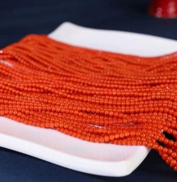 Authentic Natural Sichuan Material South Red Agate Bracelet Women's Multi-Loop Bracelet Birth Year Millet Bead Clavicle Chain Dual-Use Style