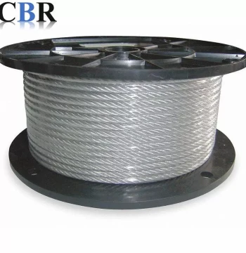 Factory Direct 22mm Membrane Structure Cable for Park Canopies, Stadiums, and Scenic Areas; Galvanized Steel Wire Rope