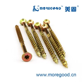 Meigu Double Countersunk Knurled Quick Drive Wood Screw Export Wooden Crate Equipment Packaging Factory Pallet Half Thread Straw Rope Nail